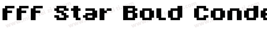 FFF Star Bold Condensed字体转换